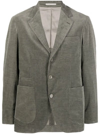 Brunello Cucinelli Notched-Lapels Single-Breasted Blazer