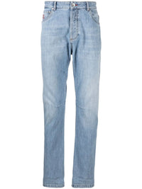 Brunello Cucinelli Mid-Rise Tapered-Leg Jeans