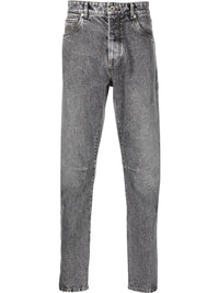 Brunello Cucinelli Stonewash Straight-Leg Jeans