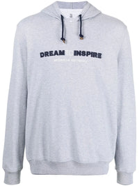 Brunello Cucinelli Embroidered Cotton Hoodie