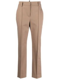 Brunello Cucinelli Monili-Trim Cropped Trousers