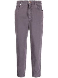 Brunello Cucinelli High-Rise Cropped Jeans