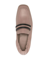 Brunello Cucinelli Square-Toe Loafers