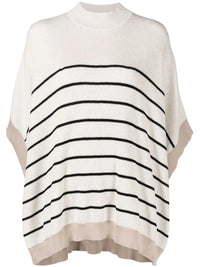 Brunello Cucinelli Slouchy Striped-Knit Jumper