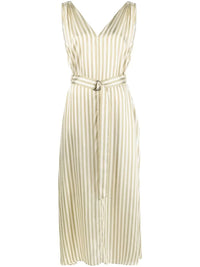 Brunello Cucinelli Striped Midi Dress