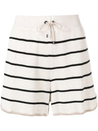 Brunello Cucinelli Striped Cotton Bermuda Shorts