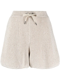 Brunello Cucinelli Drawstring Knitted Shorts
