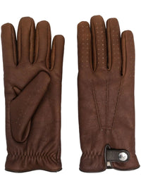 Brunello Cucinelli Perforated Leather Driving Gloves