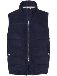 Brunello Cucinelli High-Neck Padded Gilet