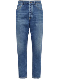 Brunello Cucinelli Tapered Mid-Rise Jeans