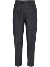 Brunello Cucinelli Straight-Leg Linen Trousers