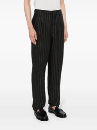 Brunello Cucinelli Pinstripe Linen Trousers