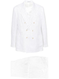 Brunello Cucinelli Double-Breasted Linen Suit