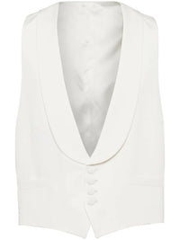Brunello Cucinelli Shawl-Lapels Silk Waistcoat