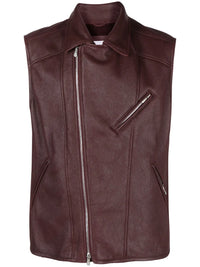 Brunello Cucinelli Sheepskin Biker Vest