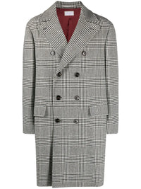 Brunello Cucinelli Double-Breasted Checked Coat