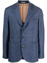 Brunello Cucinelli Check Print Blazer