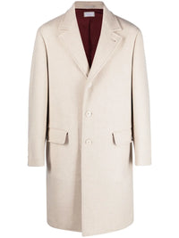 Brunello Cucinelli Notched-Lapels Single-Breasted Coat