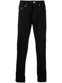 Brunello Cucinelli Dark-Wash Slim-Cut Jeans