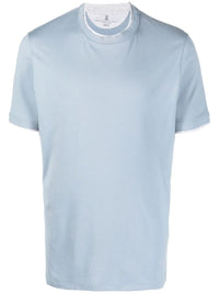 Brunello Cucinelli Crew Neck Short-Sleeved T-Shirt