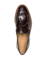 Brunello Cucinelli Tassel-Detail Leather Loafers