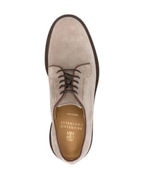 Brunello Cucinelli Suede Derby Shoes