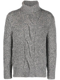 Brunello Cucinelli Cable-Knit Roll-Neck Sweater