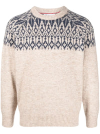 Brunello Cucinelli Patterned-Knit Crew-Neck Jumper