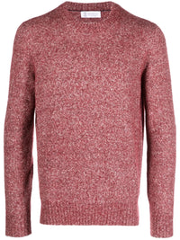 Brunello Cucinelli Mélange-Effect Crew-Neck Jumper