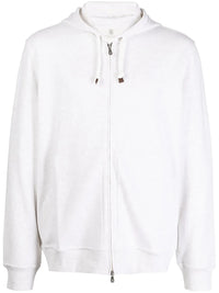 Brunello Cucinelli Zip-Up Cotton Hoodie