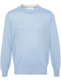 Brunello Cucinelli Crew-Neck Fine-Knit Jumper