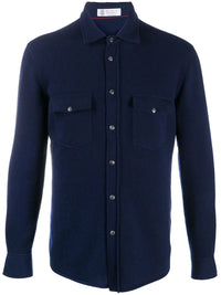Brunello Cucinelli Button-Down Wool Shirt
