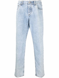 Brunello Cucinelli Light-Wash Straight-Leg Jeans