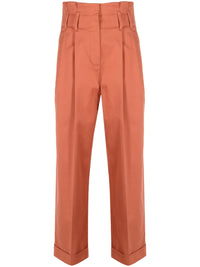 Brunello Cucinelli Cropped Straight-Leg Trousers