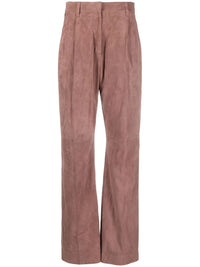 Brunello Cucinelli Loose Leather Trousers