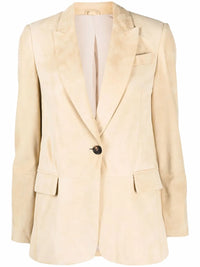 Brunello Cucinelli Peak-Lapel Single-Breasted Blazer