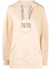 Brunello Cucinelli Logo-Print Pullover Hoodie