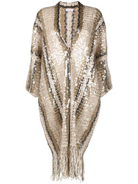 Brunello Cucinelli Sequin-Embellished Knitted Cardigan