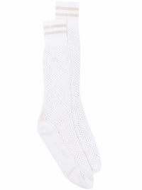 Brunello Cucinelli Stripe-Trim Socks