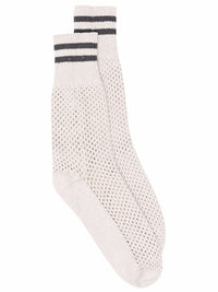Brunello Cucinelli Perforated-Detail Ankle Socks