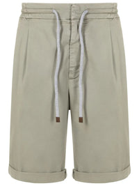 Brunello Cucinelli Drawstring Cotton Shorts