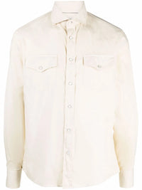 Brunello Cucinelli Long-Sleeved Cotton Shirt