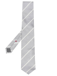 Brunello Cucinelli Stripe-Print Silk Tie