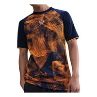 Nike Academy+ Dri-Fit Short-Sleeve Soccer Top 'Laser Orange Blue Void' HV1825-494