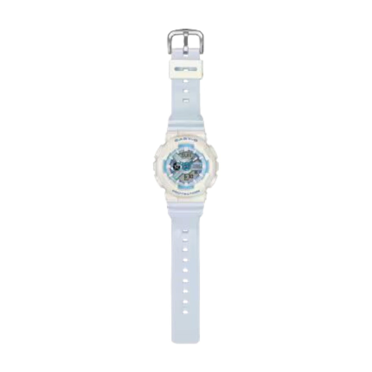 (WMNS) CASIO Baby G BA-110 Series 'White Blue' BA-110PD-2A