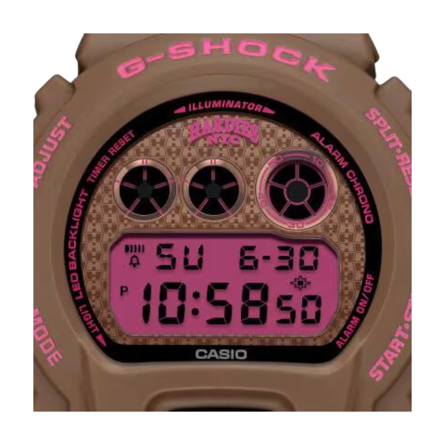 CASIO G-SHOCK x Hardies NYC 6900 Series 'Brown Pink' DW-6900HH-5