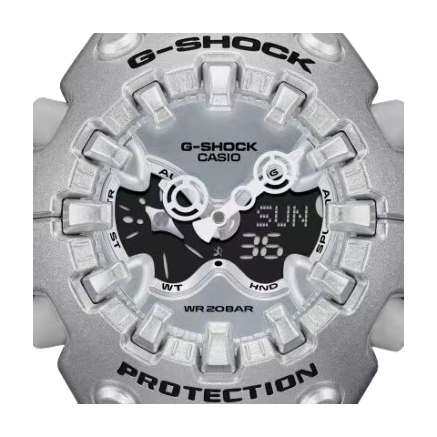 CASIO G-Shock GA-V01 Series Analog-Digital 'Silver' GA-V01A-8A