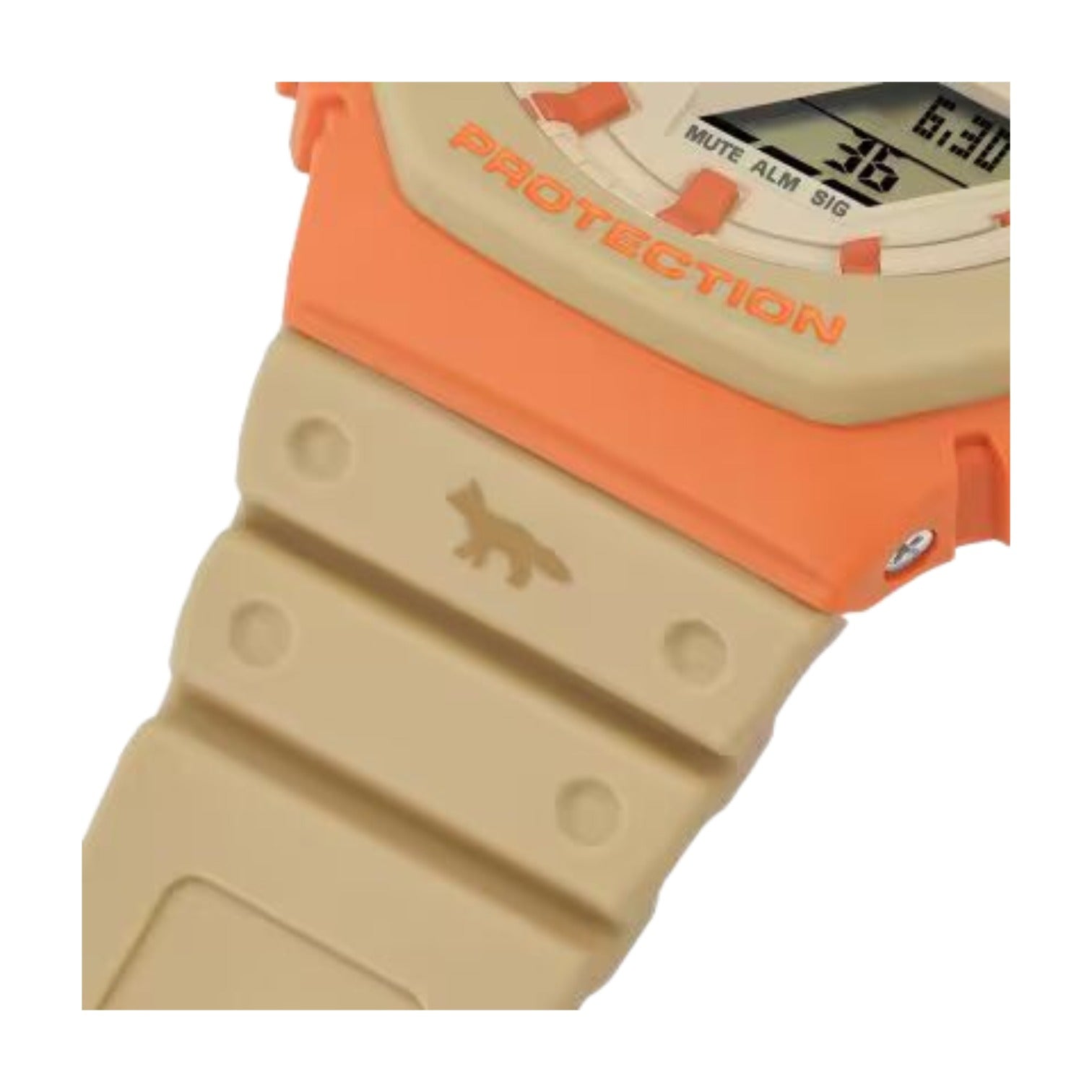 CASIO x Maison Kitsuné G-SHOCK 2100 Series 'Orange' GA2110MK-5A