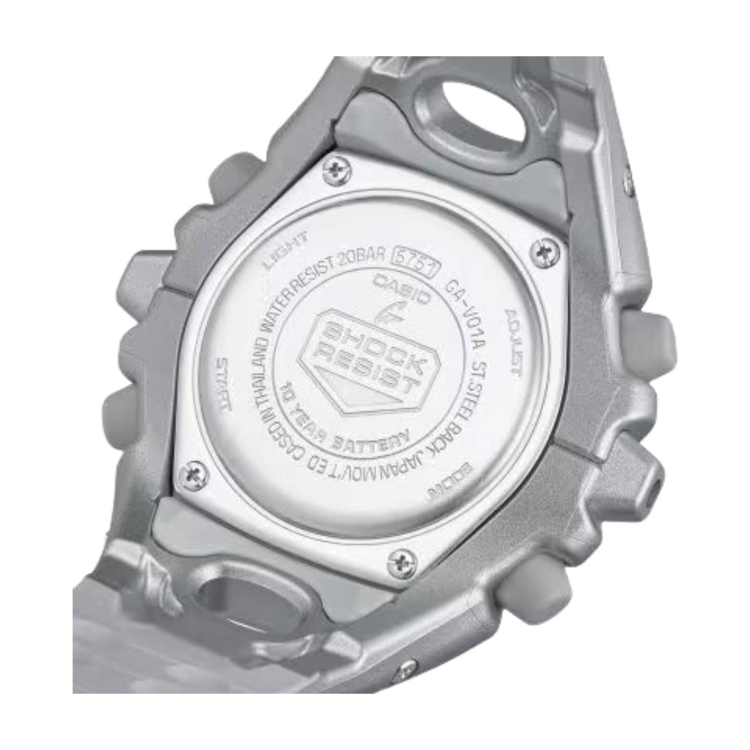 CASIO G-Shock GA-V01 Series Analog-Digital 'Silver' GA-V01A-8A