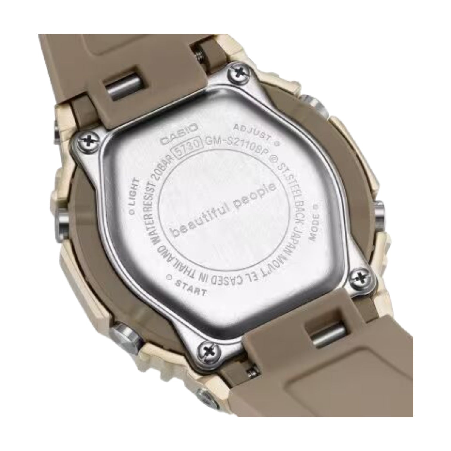 CASIO x Beautiful People G-Shock GM-S2110 Series Analog-Digital 'Gold Brown' GM-S2110BP-5A